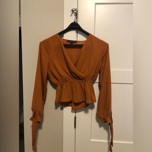 Cute dark orange blouse